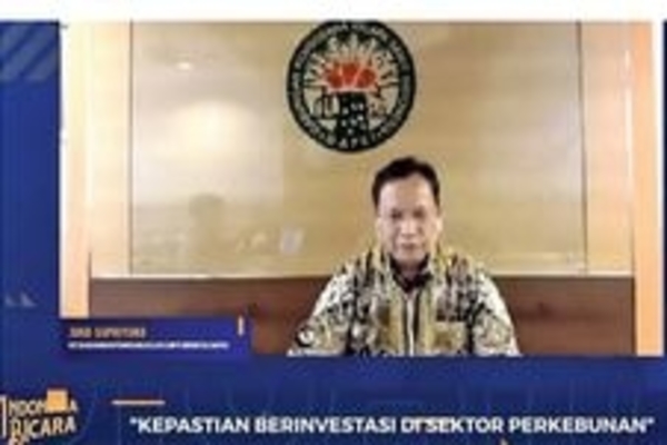 Gabungan Pengusahan Kelapa Sawit Indonesia (Gapki) Joko Supriyono di Jakarta, kemarin.