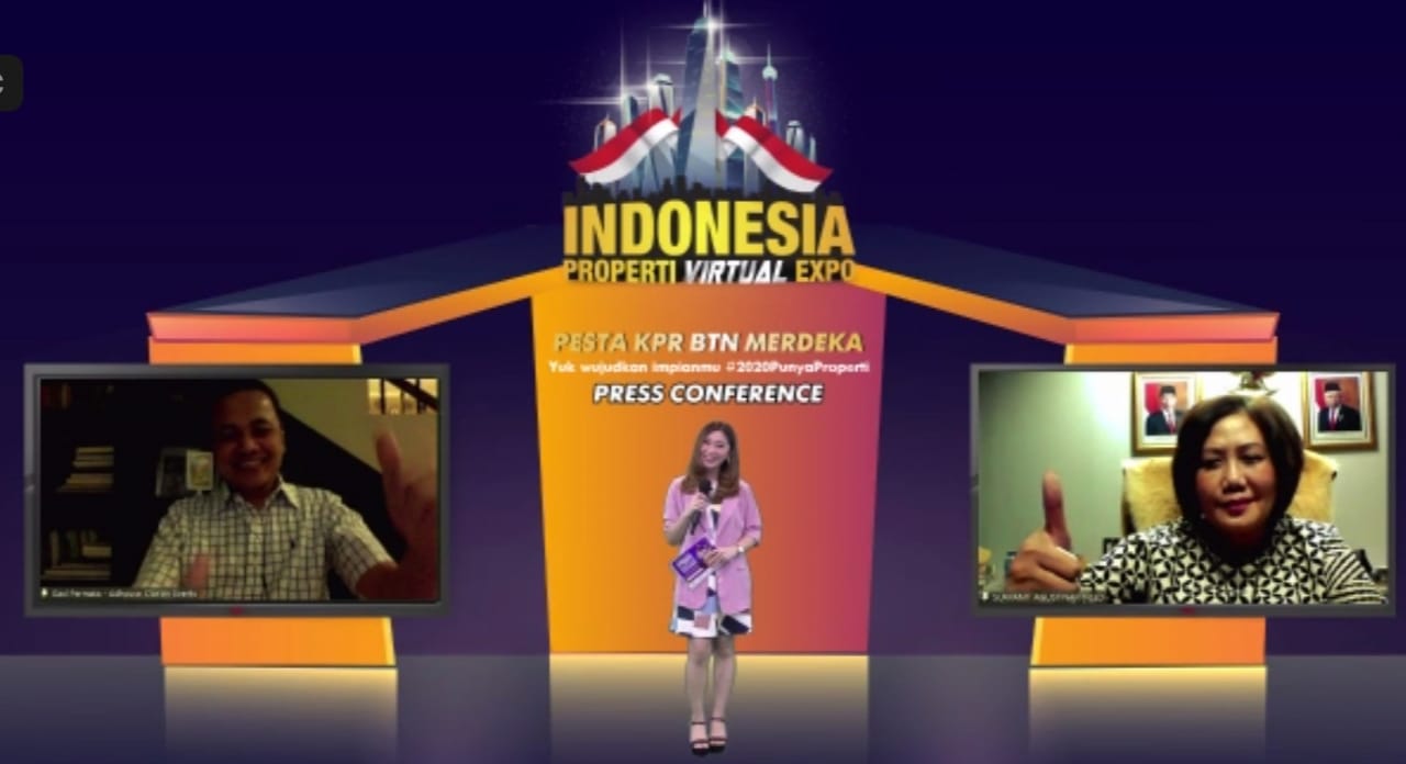 salah satu acara dalam pameran Indonesia Properti Virtual Expo 2020.
