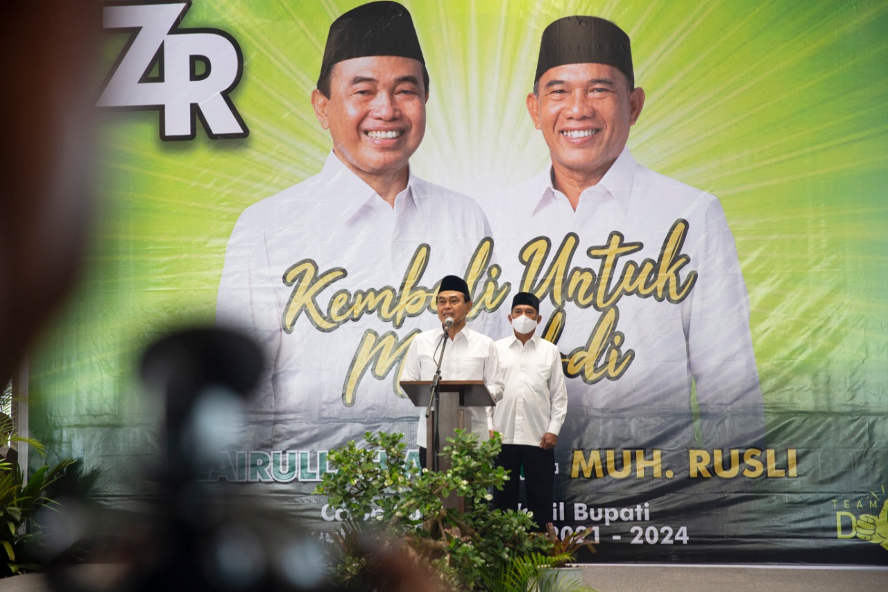 Pasangan Zairullah Azhar dan Muh Rusli. 