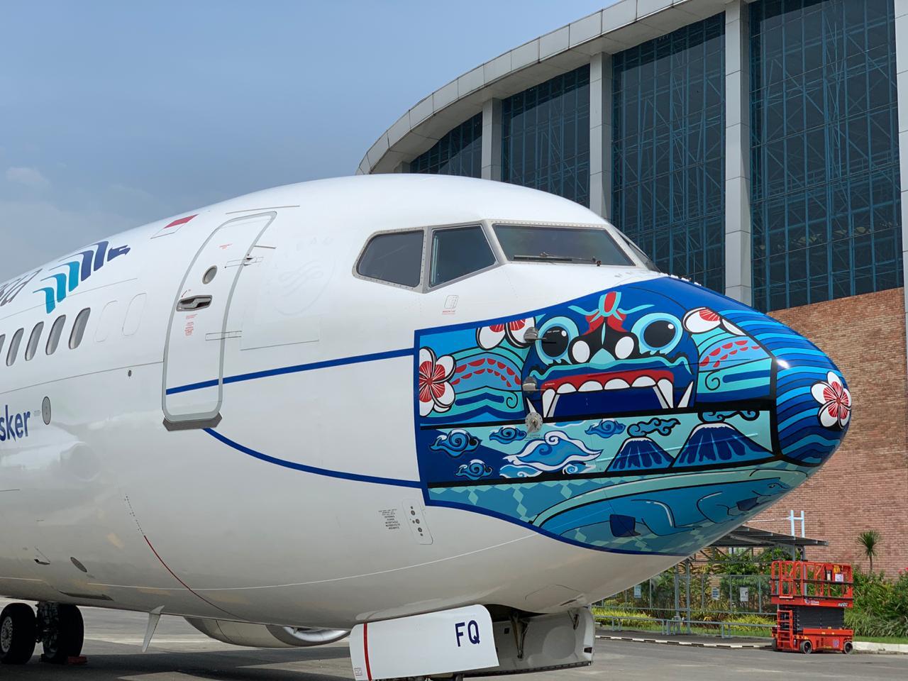 Desain livery baru Garuda Indonesia.