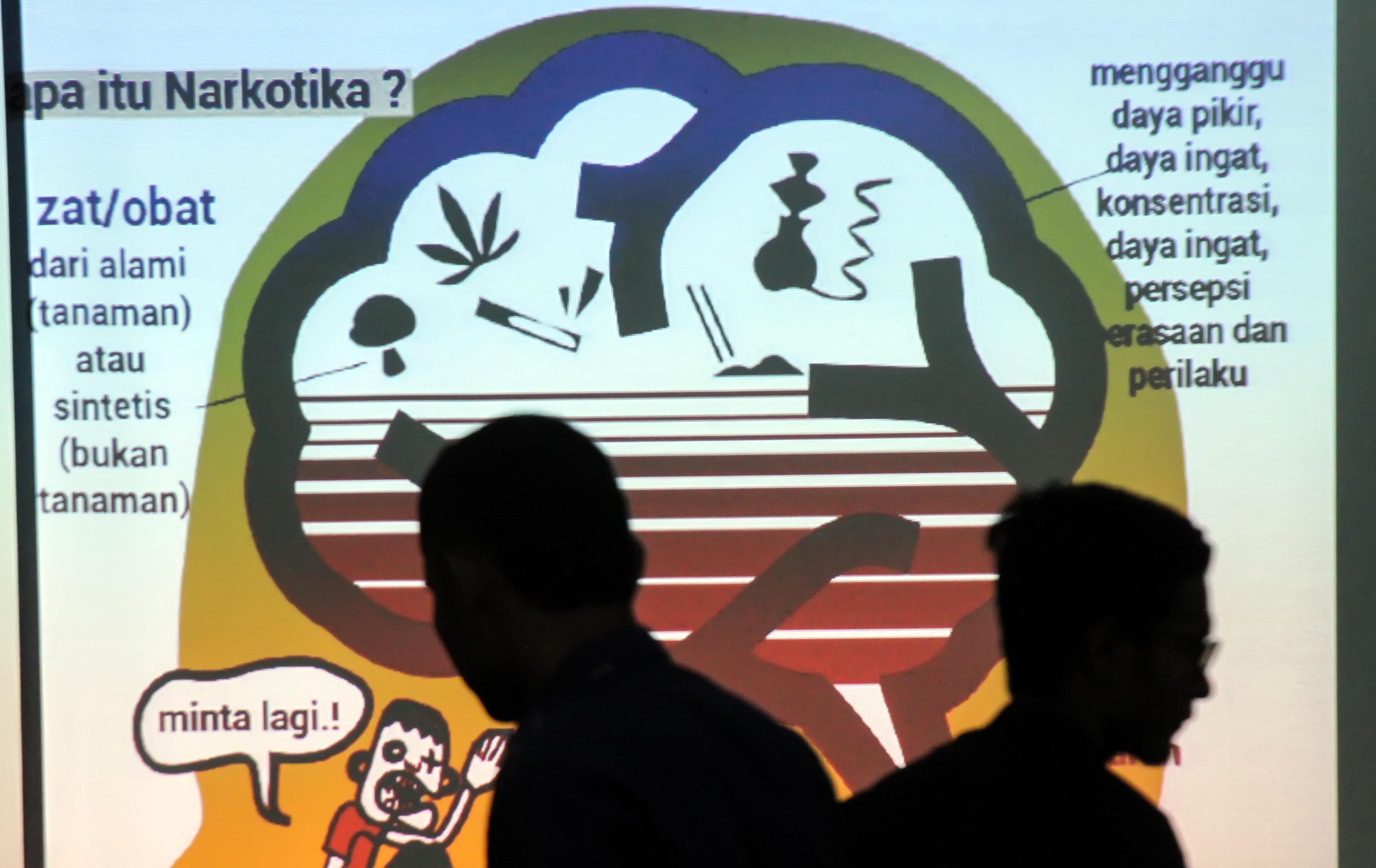 Ilustrasi bahaya narkoba.