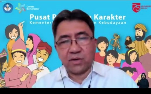  Kepala Puspeka Kemdikbud Hendarman dalam Tapak Tilas virtual yang digelar Sabtu (31/10).