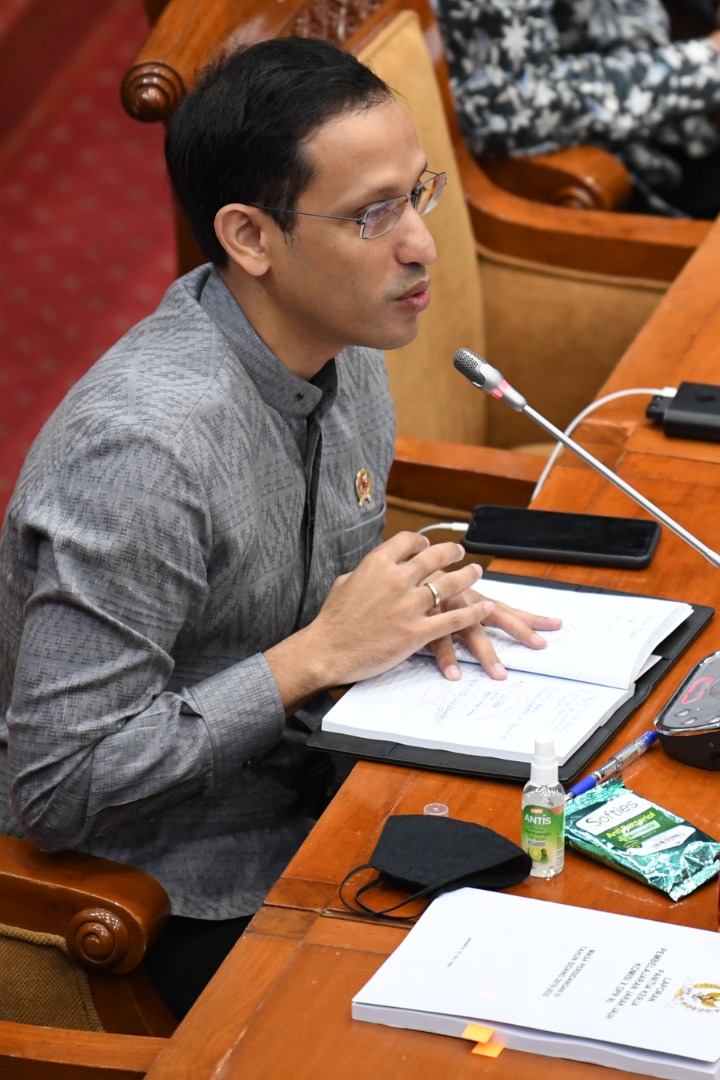 Nadiem: Bangkit di Tengah Pandemi Lewat Peringatan Sumpah Pemuda