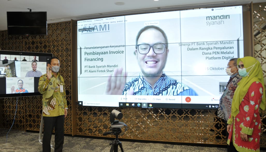 Kerja sama Bank Syariah Mandiri dengan Fintech ALAMi dalam penyaluran PEN