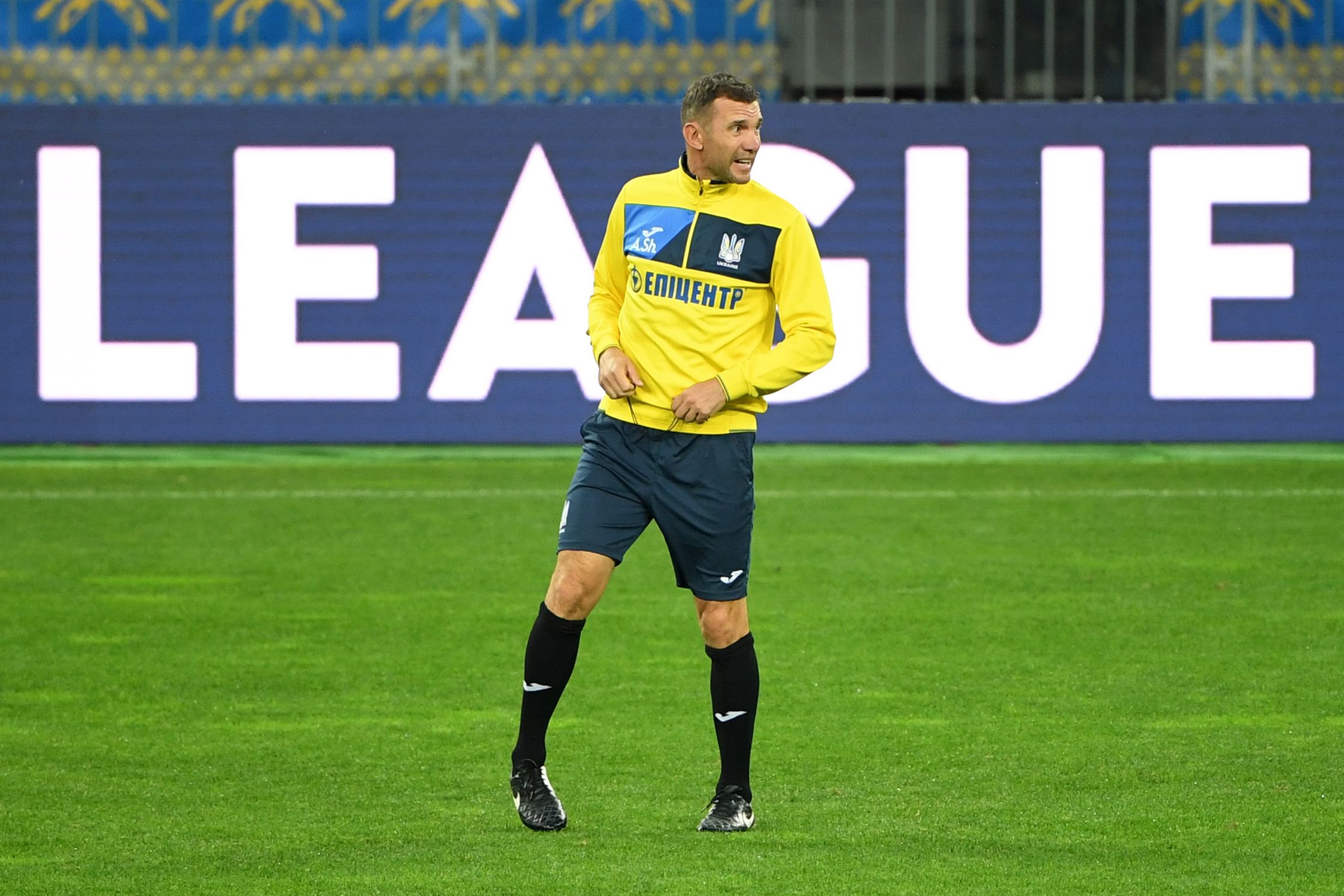 Pelatih timnas Ukraina Andriy Shevchenko