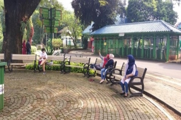Ilustrasi -- Kondisi di Taman Margasatwa Ragunan, Jakarta Selatan, yang dibuka kembali di tengah pandemi virus korona.