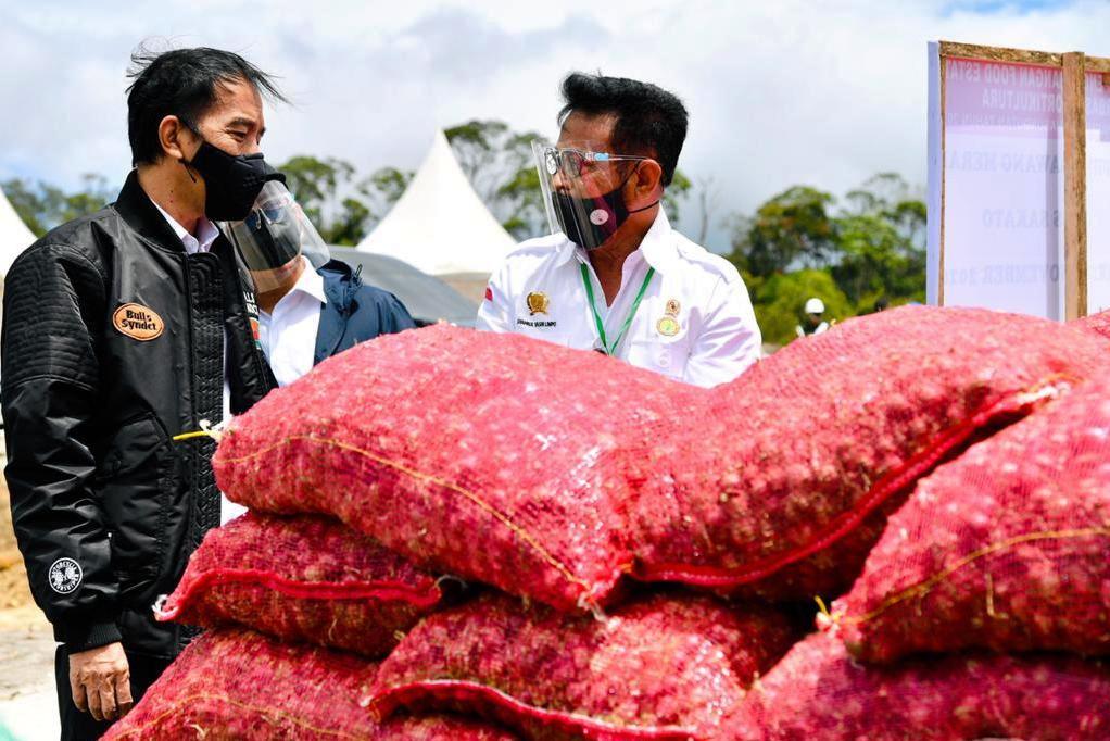 Di Hadapan Presiden, Mentan Jelaskan Food Estate Humbang Hasundutan