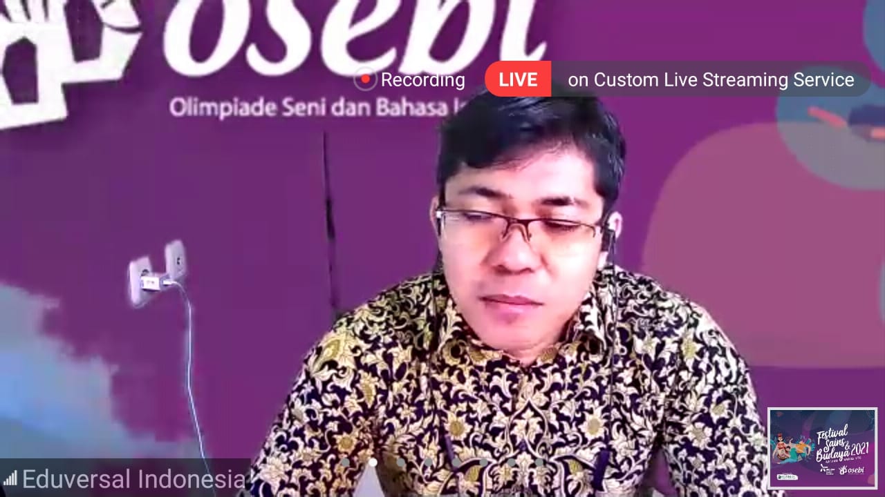 Penyelenggaraan Festival seni dan budaya secara daring