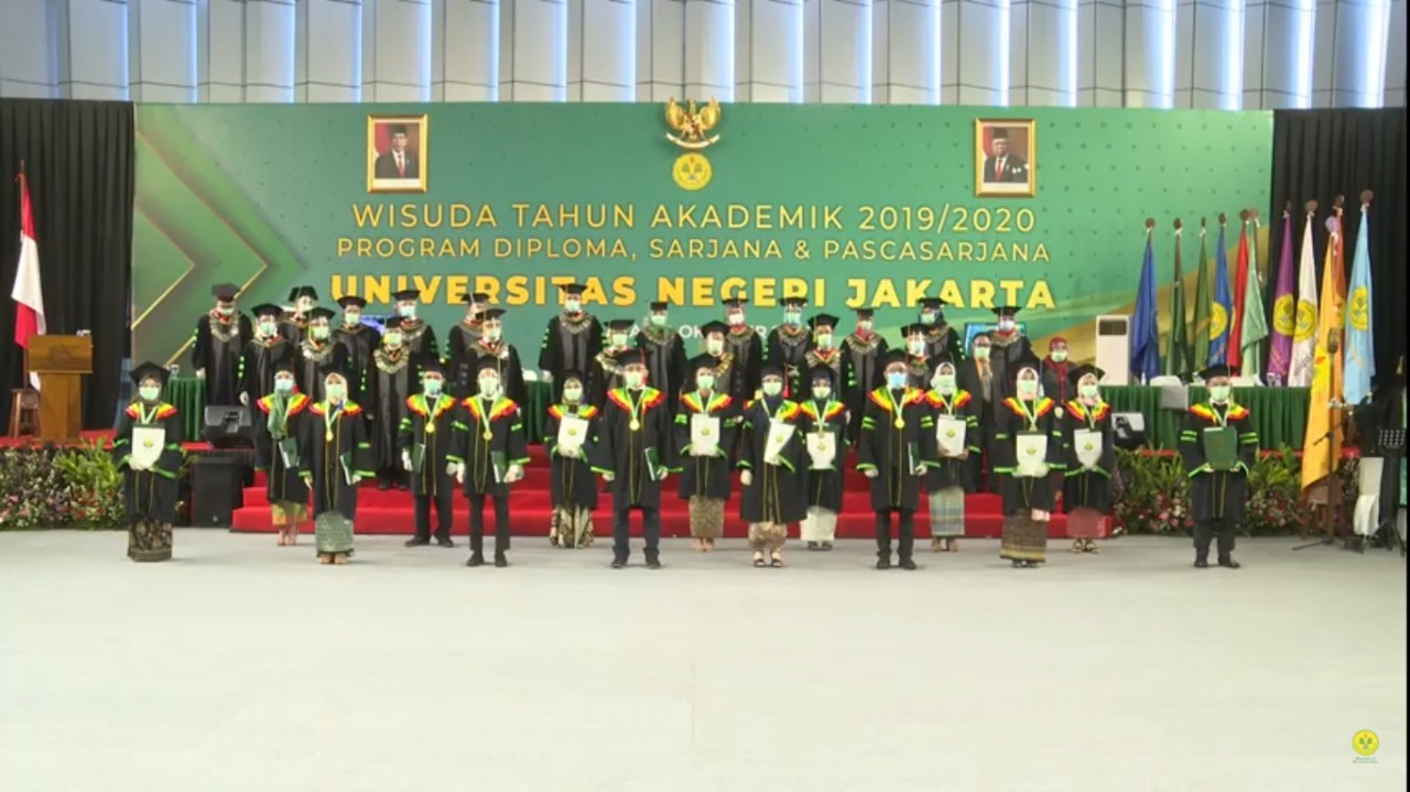 Wisuda virtual mahasiswa UNJ
