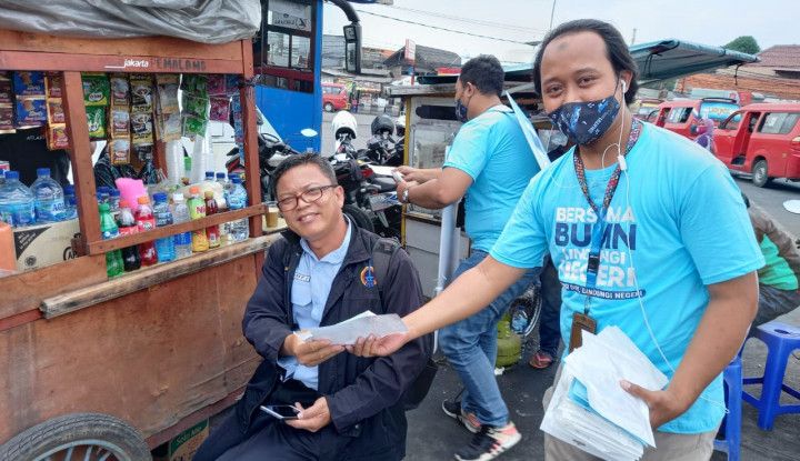 Satgas BUMN bagikan 45.000 masker bagi warga Jakarta