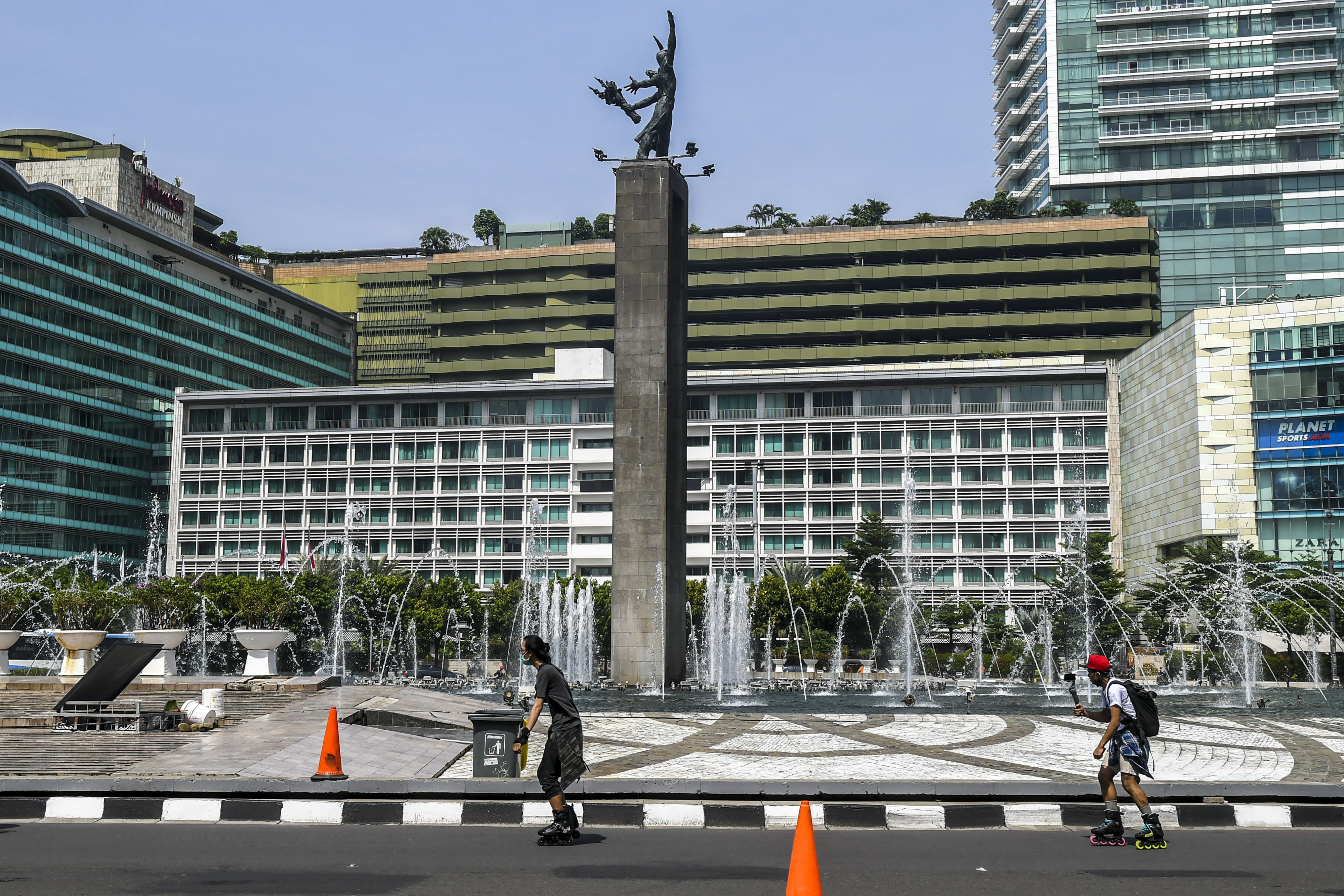 Berolahraga saat PSBB