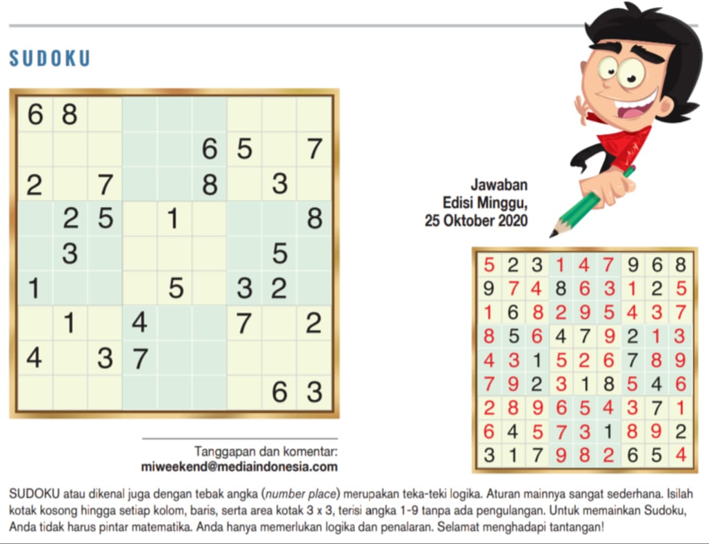 Sudoku Edisi 01 November 2020
