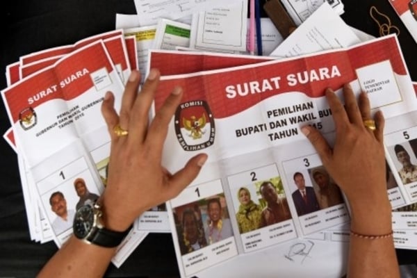 Ilustrasi -- Surat Suara 