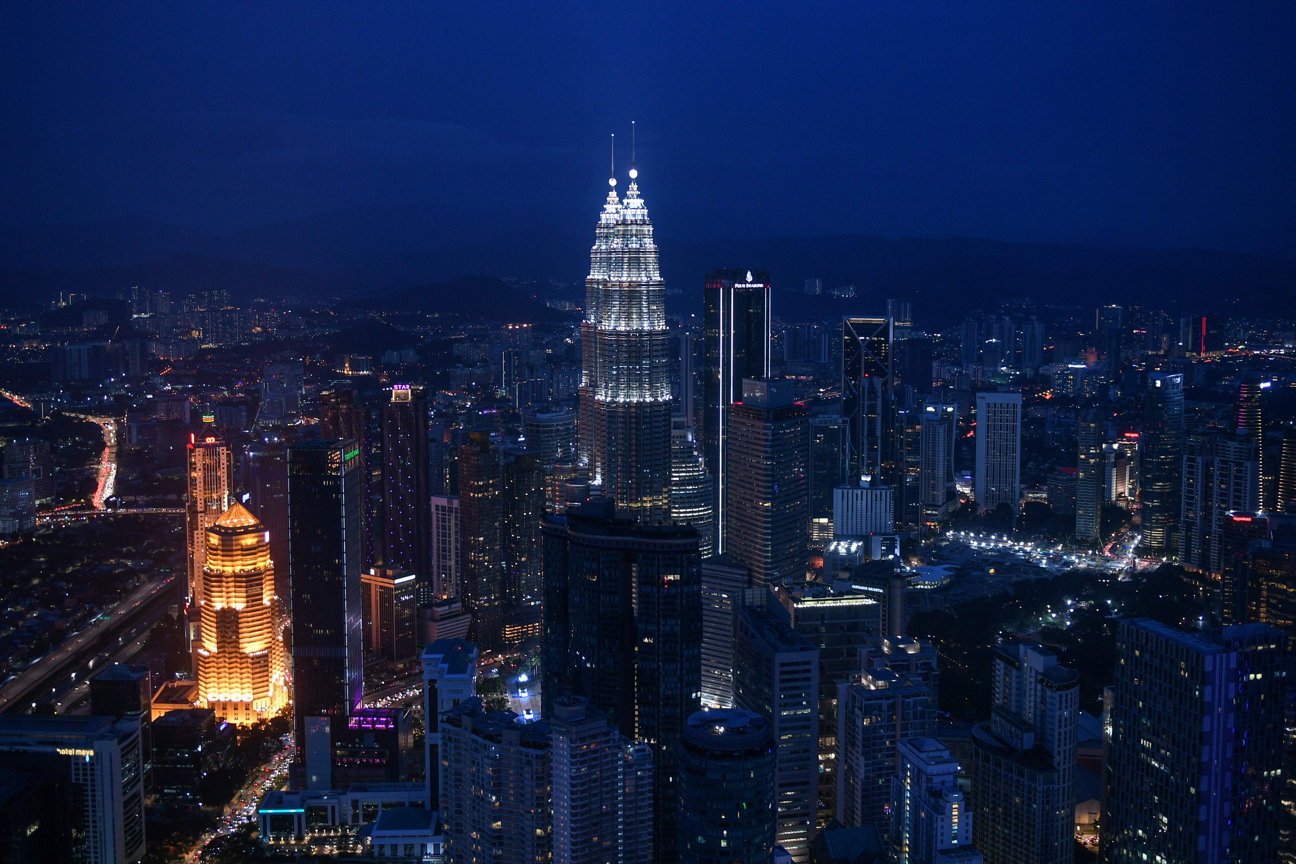 Suasana kota Kualalumpur, Malaysia