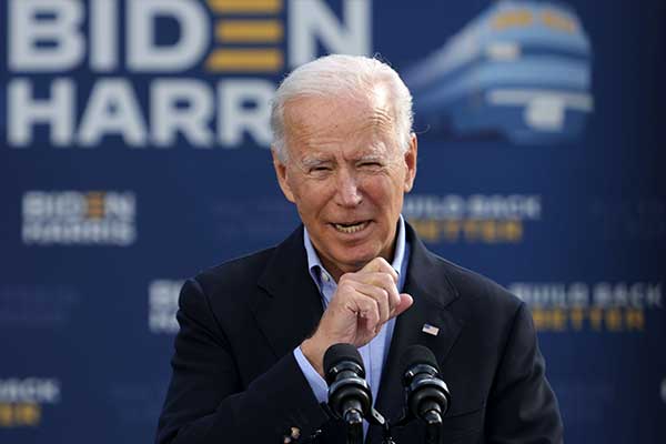 Calon presiden Amerika Serikat dari Partai Demokrat, Joe Biden
