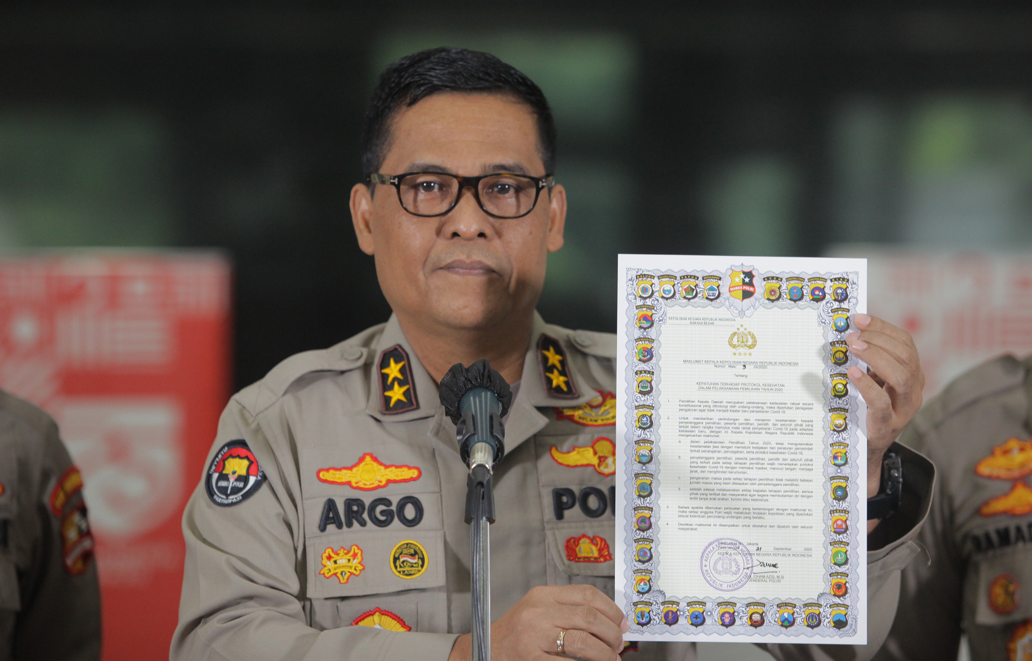 Kadiv Humas Polri Irjen Pol Argo Yuwono