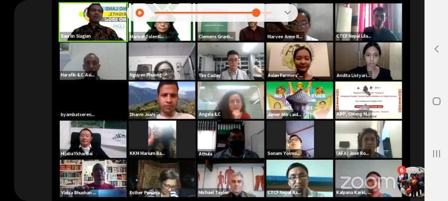 Diskusi virtual soal  Mengupayakan Pertanian Keluarga yang Berkelanjutan Melalui Pendekatan Inklusif. 