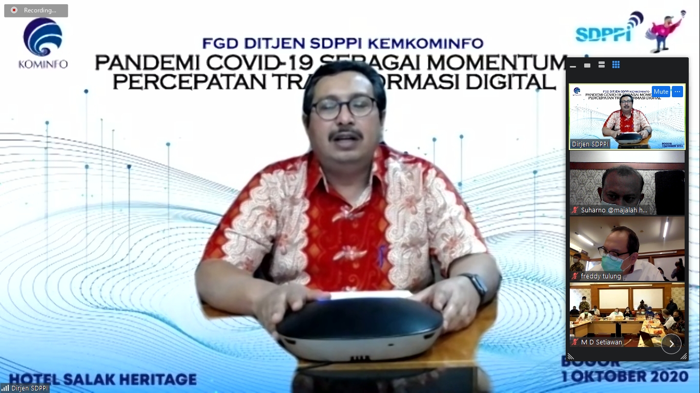 FGD kemenkominfo soal transformasi digital