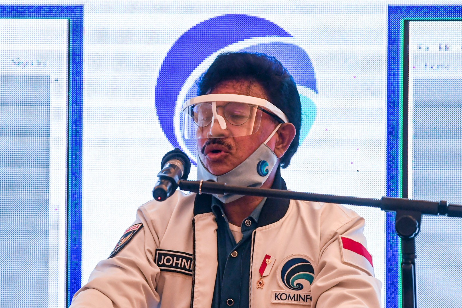 Menteri Komunikasi dan Informatika Johnny G Plate