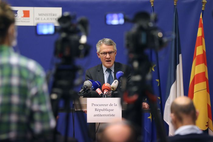 Kepala jaksa anti-teroris Jean Francois Ricard  