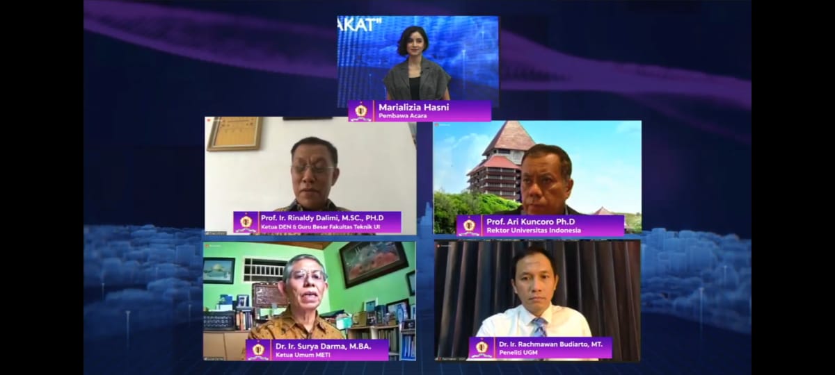 Lembaga Pertahanan Nasional menggelar seminar virtual mengusung tema Revitalisasi BUMN Bidang Energi Untuk Kesejahteraan Masyarakat.