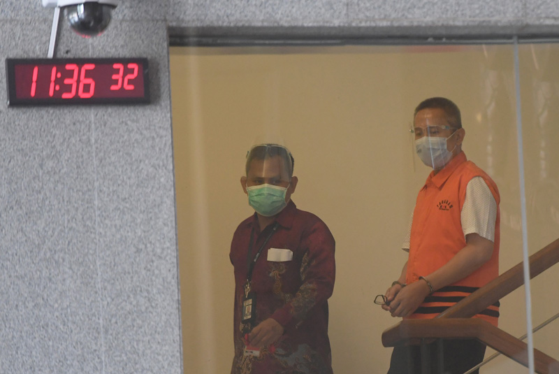 Mantan Kepala Bagian Keuangan dan Risiko Divisi II PT Waskita Karya Yuly Ariandi Siregar.