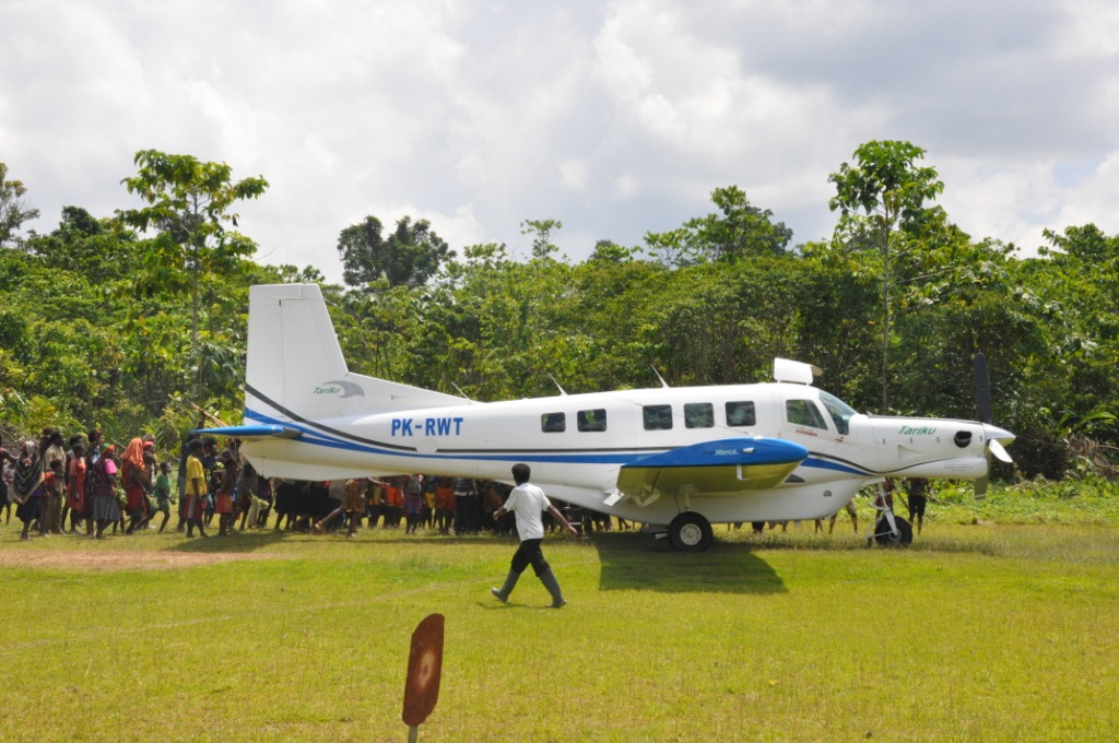 Ilustrasi  Pesawat PK-RWT Milik Maskapai Tariku
