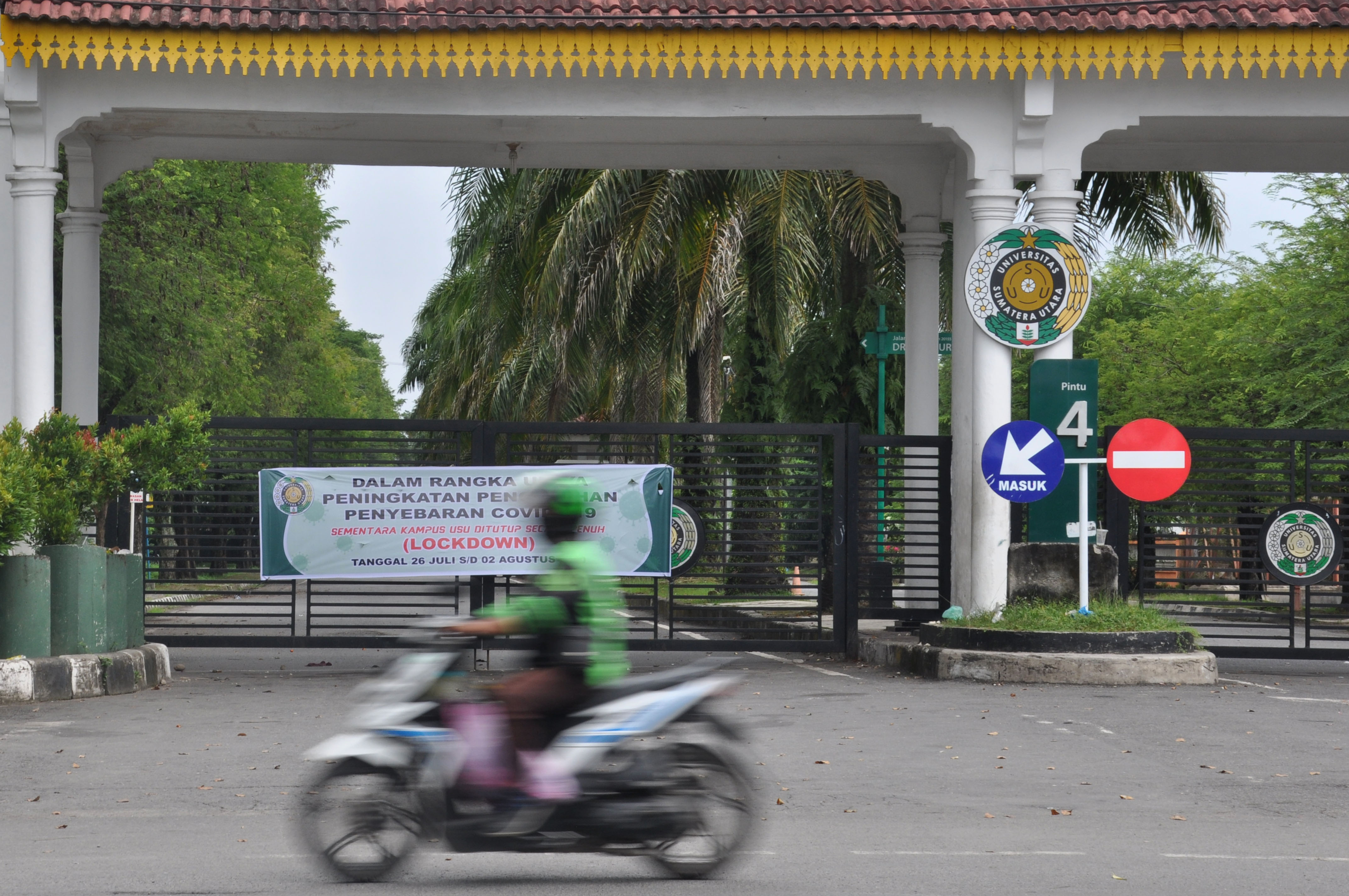 Kampus Universitas Sumatra Utara di Medan. 