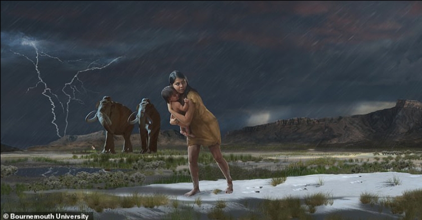 Peneliti Universitas Bournemouth, Inggris, mengungkap perjalanan seorang perempuan dan anaknya melintasi daerah berbahaya di New Meksiko.