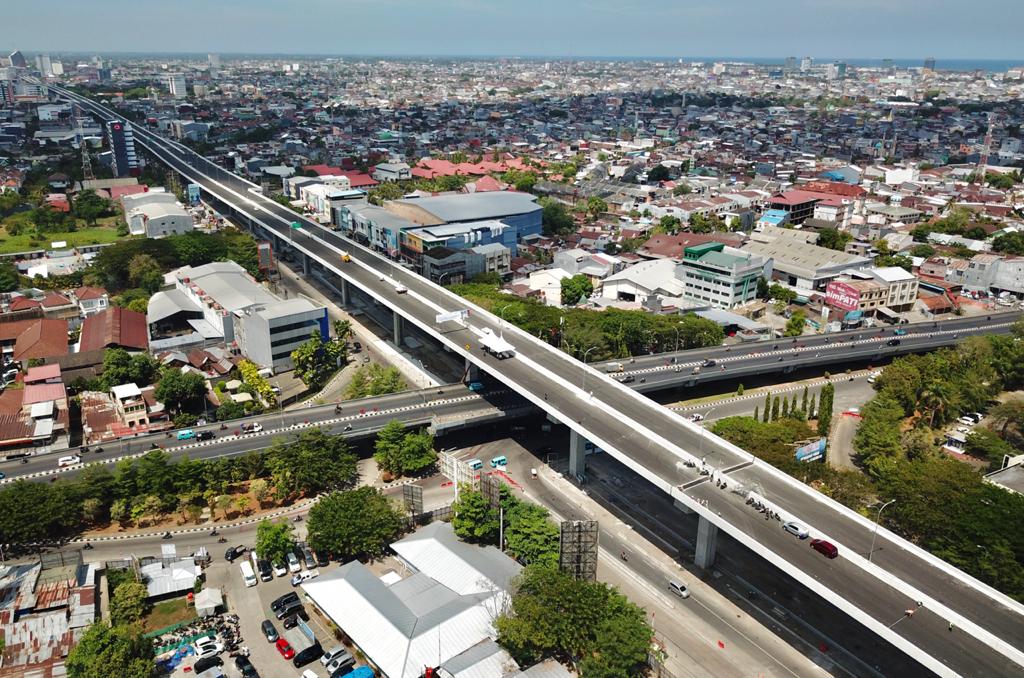 Presiden Jokowi Akan Resmikan Tol Layang Pettarani: Tol Layang Pettarani, Kota Makassar, yang semula direncanakan rampunga Februari 2020, 