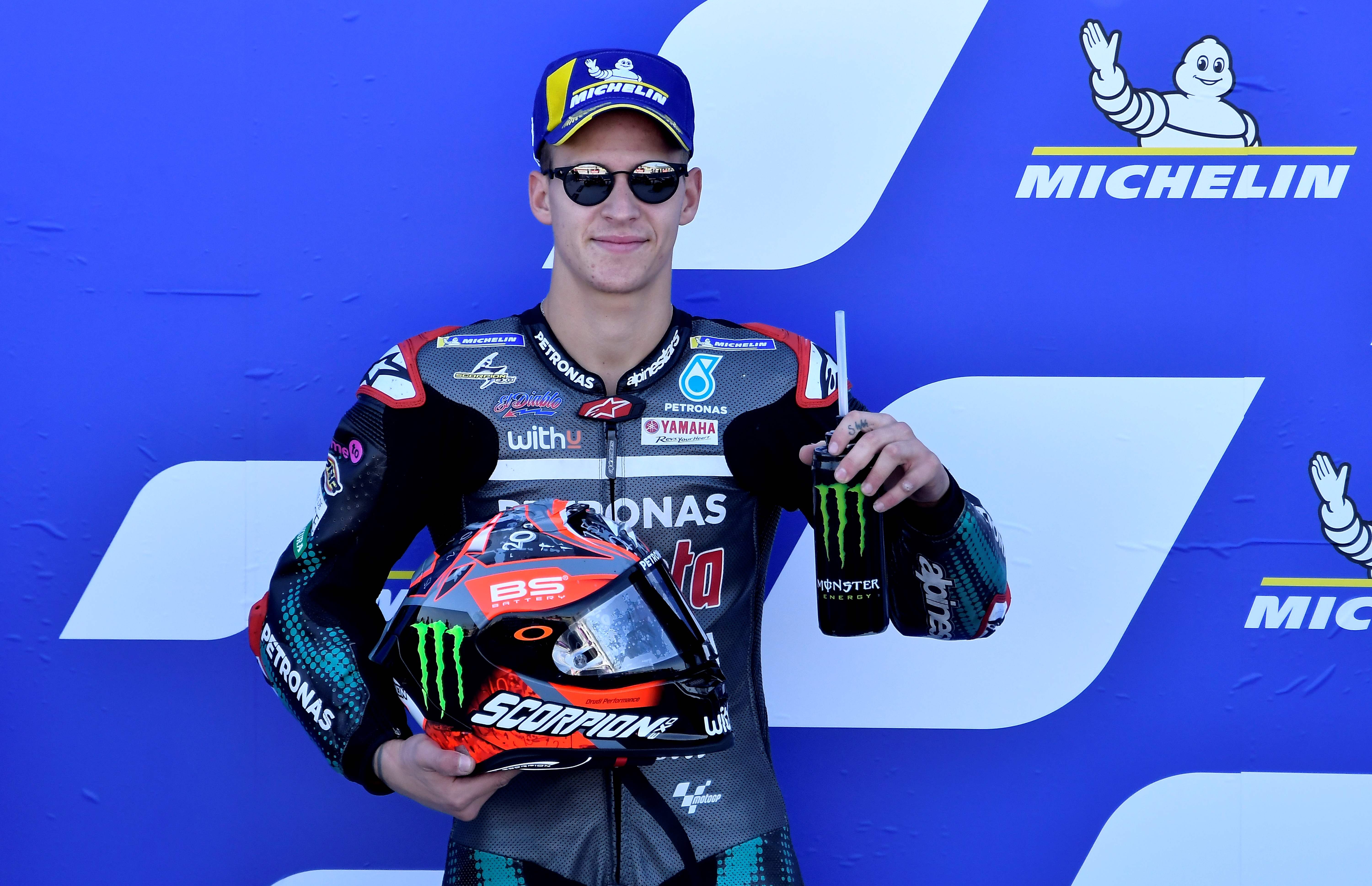 Pembalap Yamaha SRT Fabio Quartararo