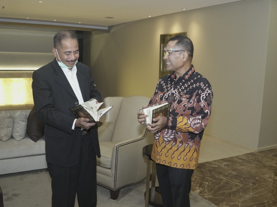 Saleh Husin Kedatangan Tamu Istimewa Arief Yahya