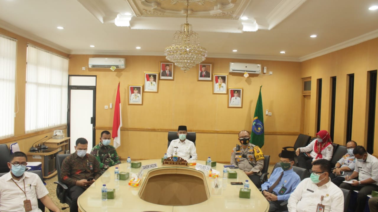 Rapat kesiapan libur panjang di Pemkab Ogan Komering Ilir.