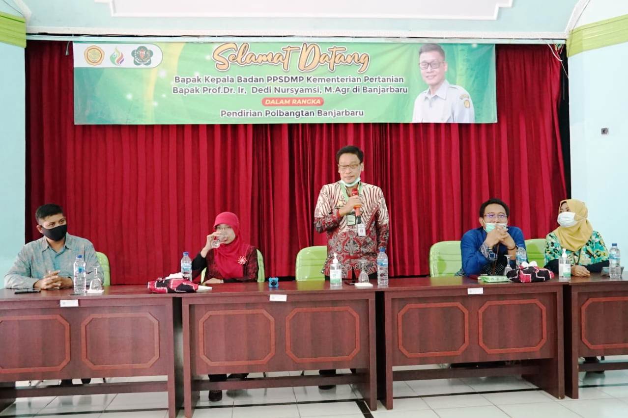 Kepala Badan Penyuluhan dan Pengembangan SDM Pertanian, Dedi Nursyamsi.