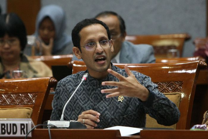 Menteri Pendidikan dan Kebudayaan Nadiem Anwar Makarim.