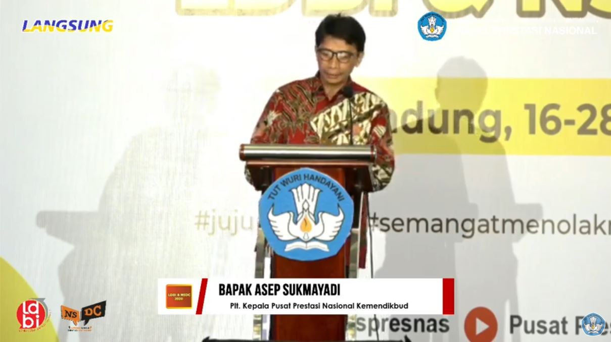  Pelaksana tugas Kepala Pusat Prestasi Nasional (Puspresnas) Asep Sukmayadi.