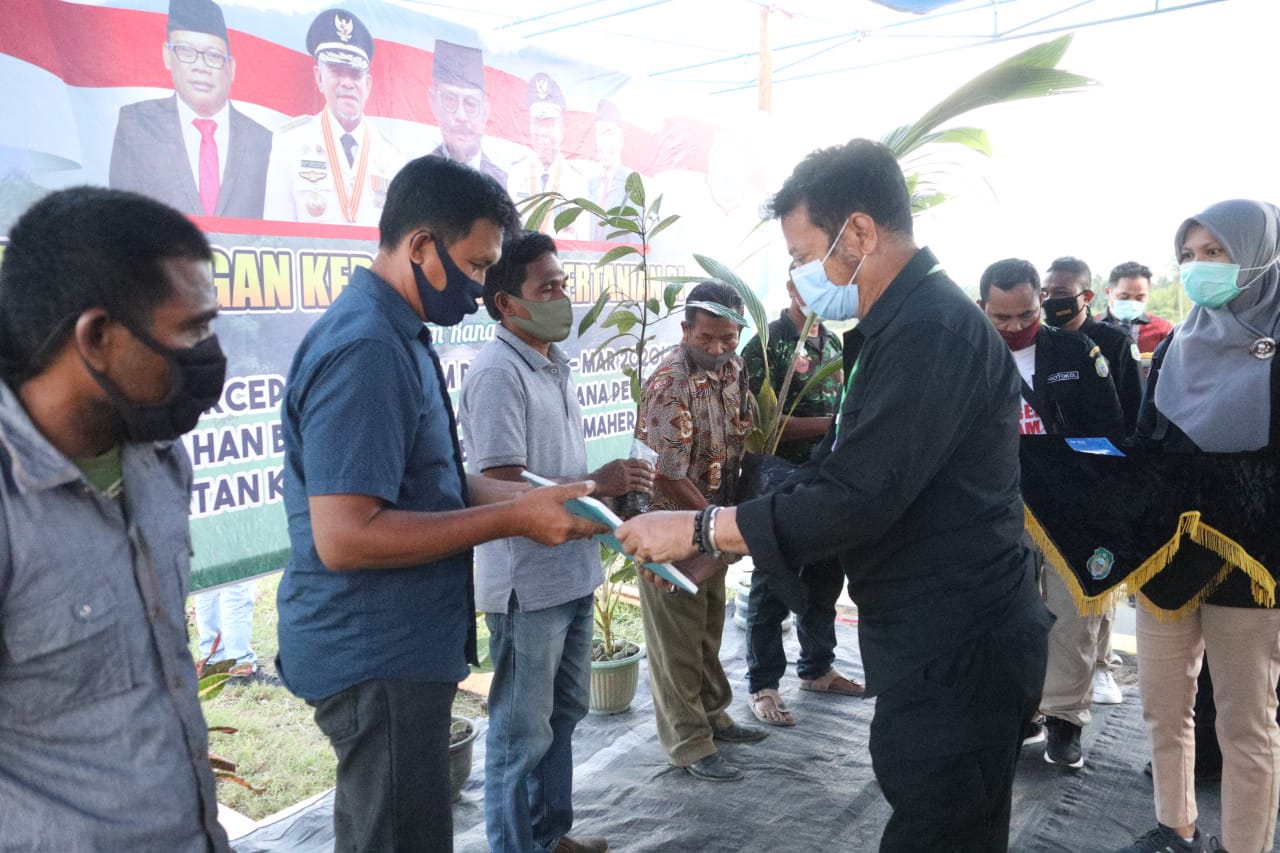 Mentan Syahrul Yasin Limpo melakukan kunjungan kerja ke Kabupaten Halmahera Utara, Provinsi Maluku Utara.