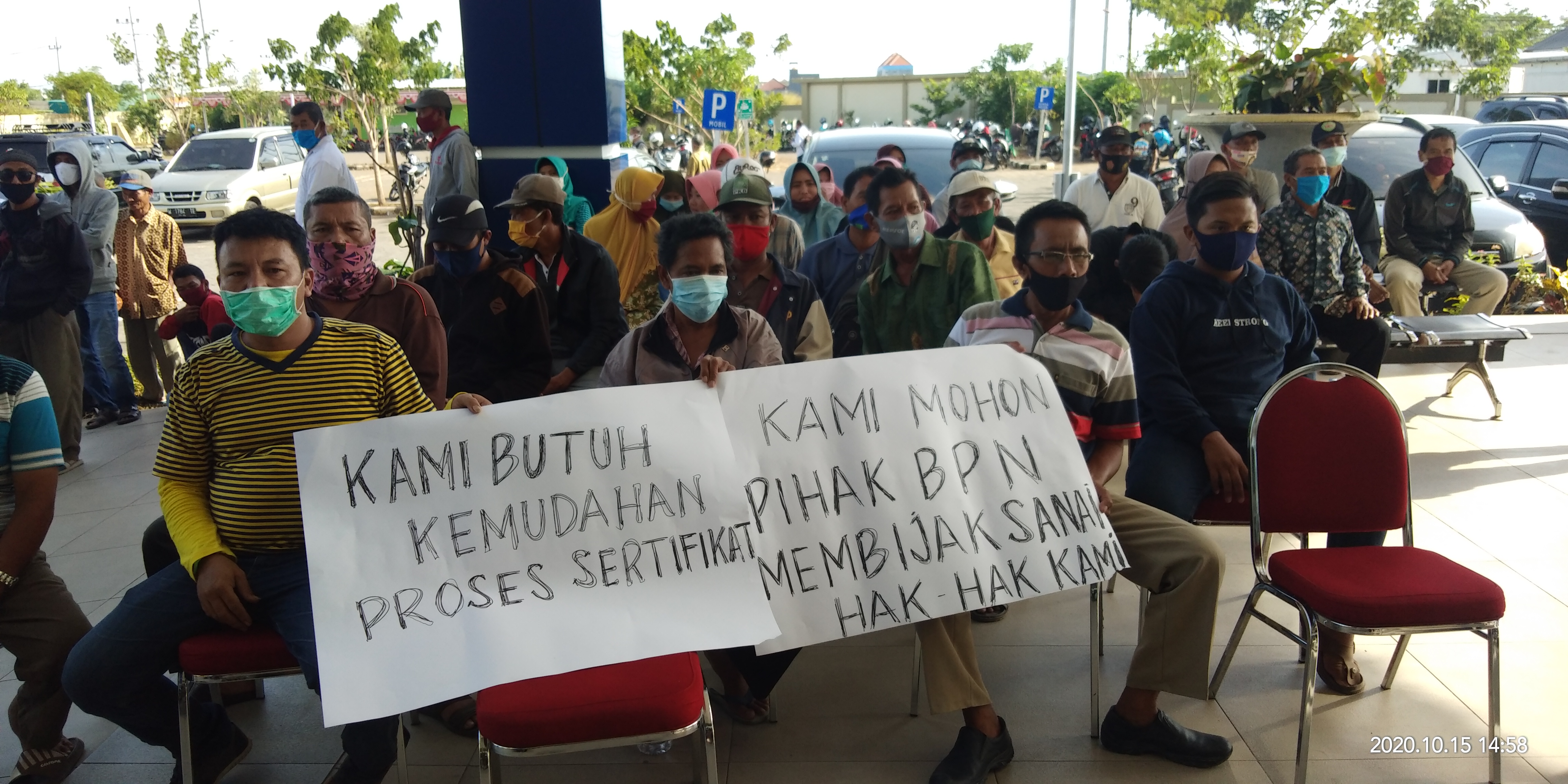 Warga Korban Lumpur Sidoarjo sambangi BPN