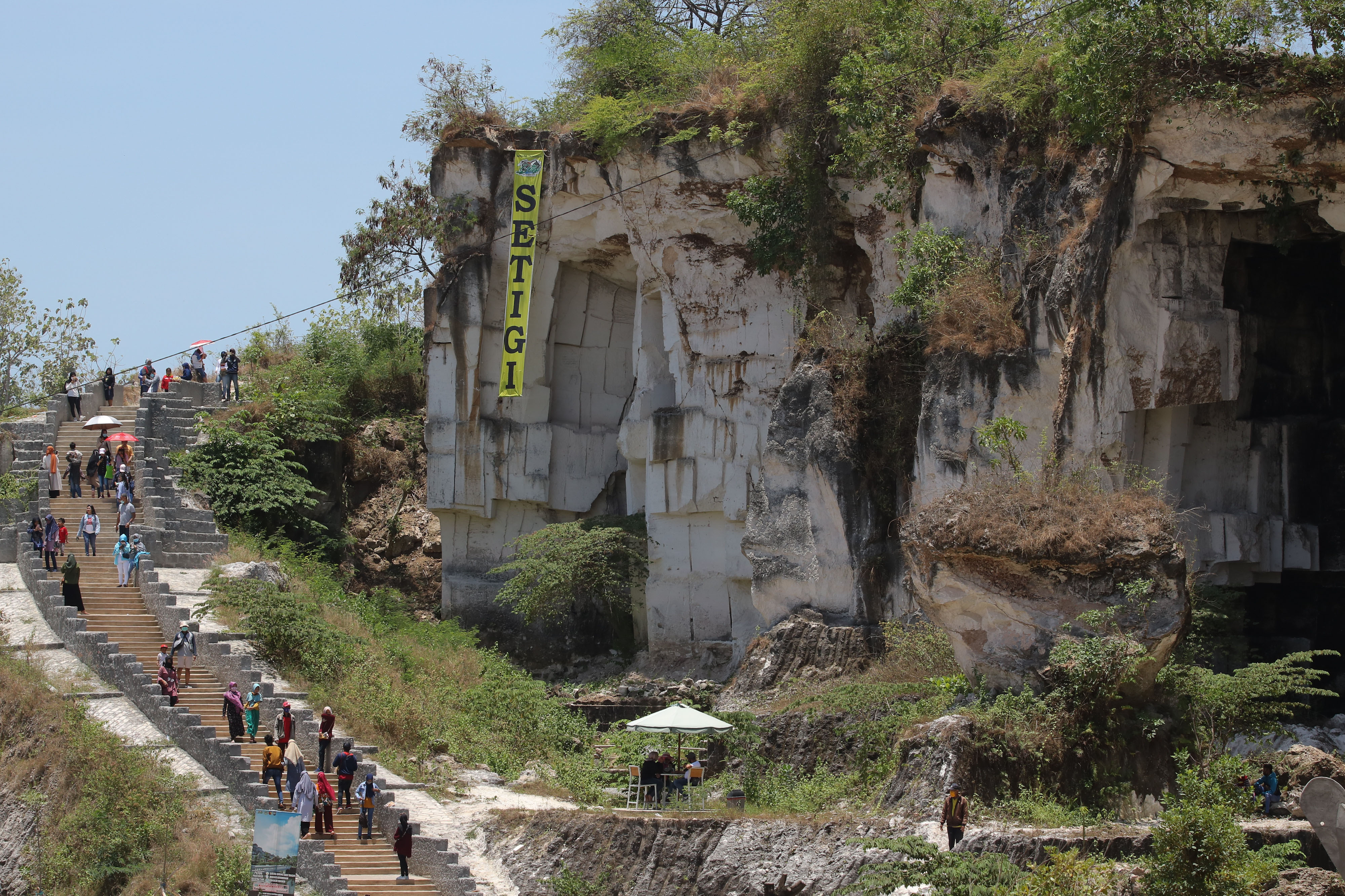  Wisata Setigi di Desa Sekapuk, Kecamatan Ujungpangkah, Gresik, Jawa Timur yang diprediksi akan ramai saat libur panjang.