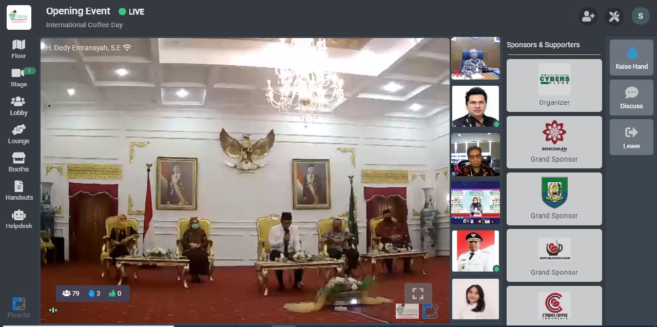 Peringatan International Coffe Days secara virtual