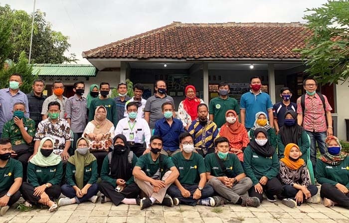 Kepala BPPSDMP Dedi Nursyamsi bersama Kadistan Ciamis, S Budi Wibowo dan Kapusluh Leli Nuryati di BPP Sindangkasih, Ciamis 