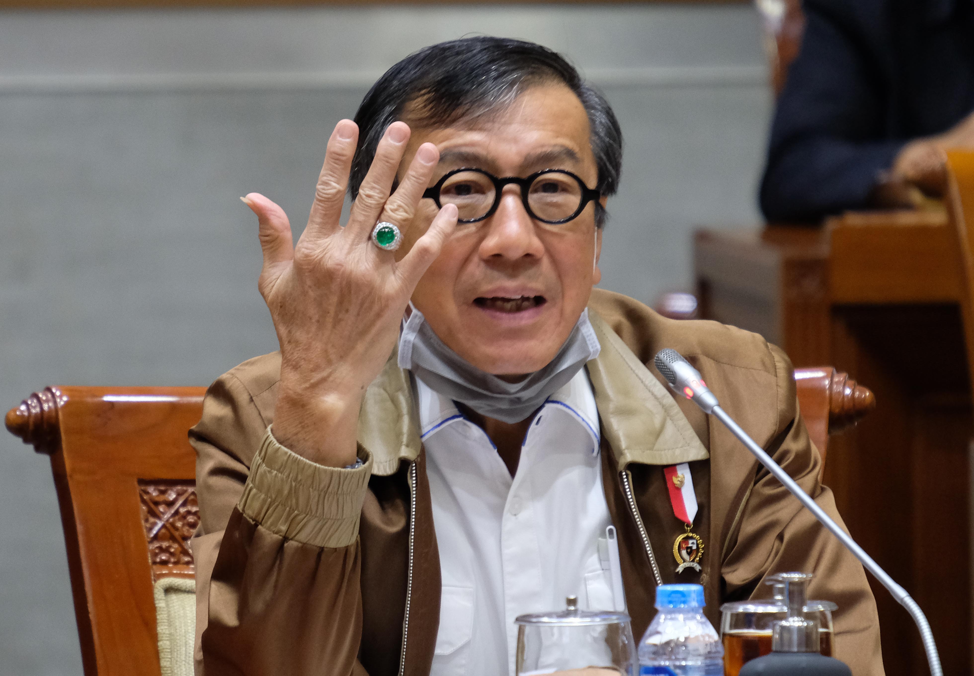 Menteri Hukum dan Hak Asasi Manusia (Menkumham), Yasonna Laoly