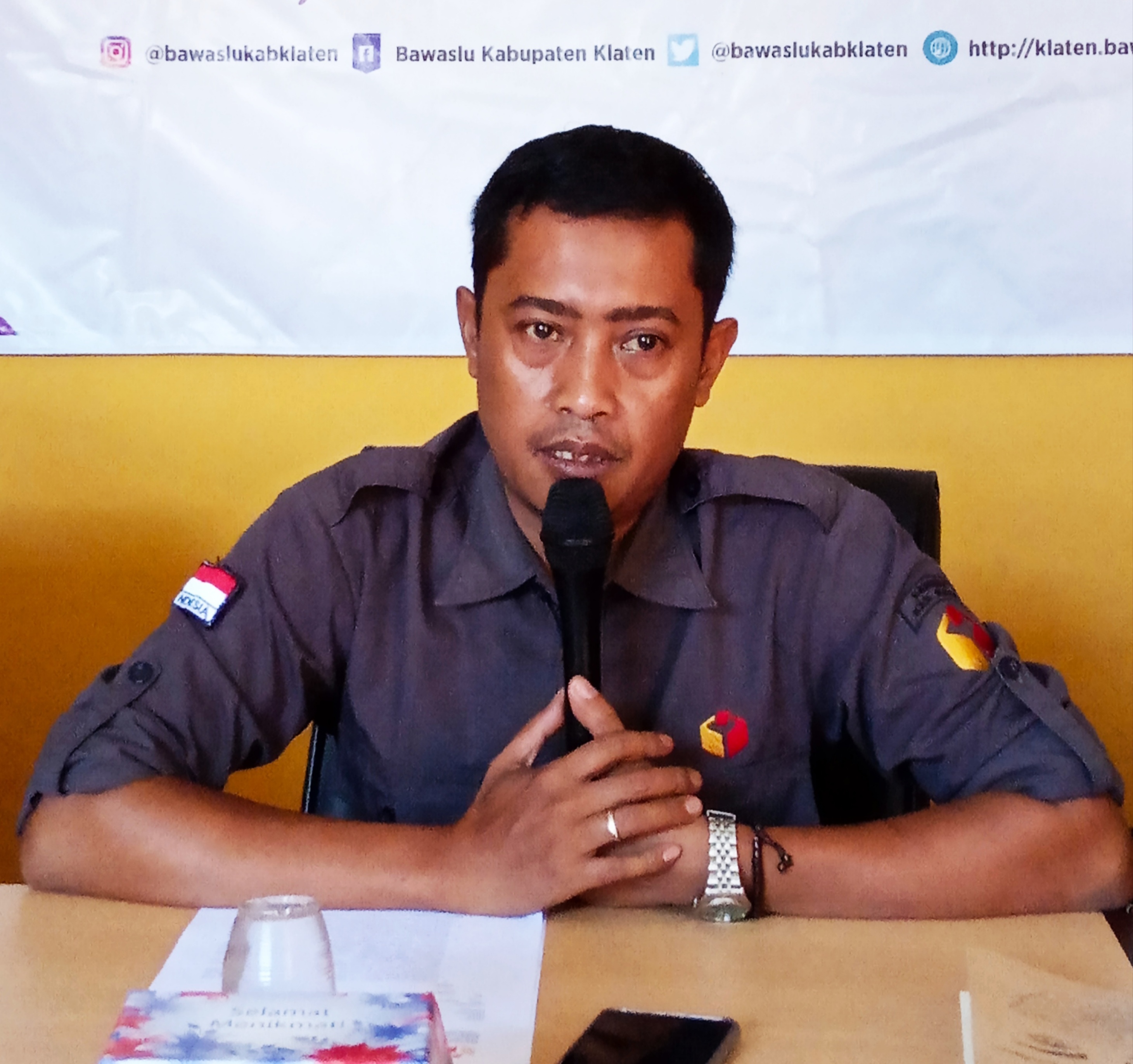 Ketua Bawaslu Klaten Arif Fatkhurrohman