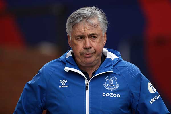 Pelatih Everton Carlo Ancelotti