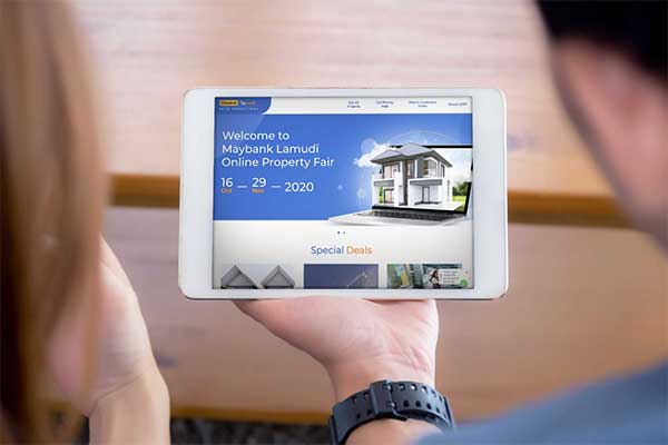 Ilustrasi pencarian properti secara online