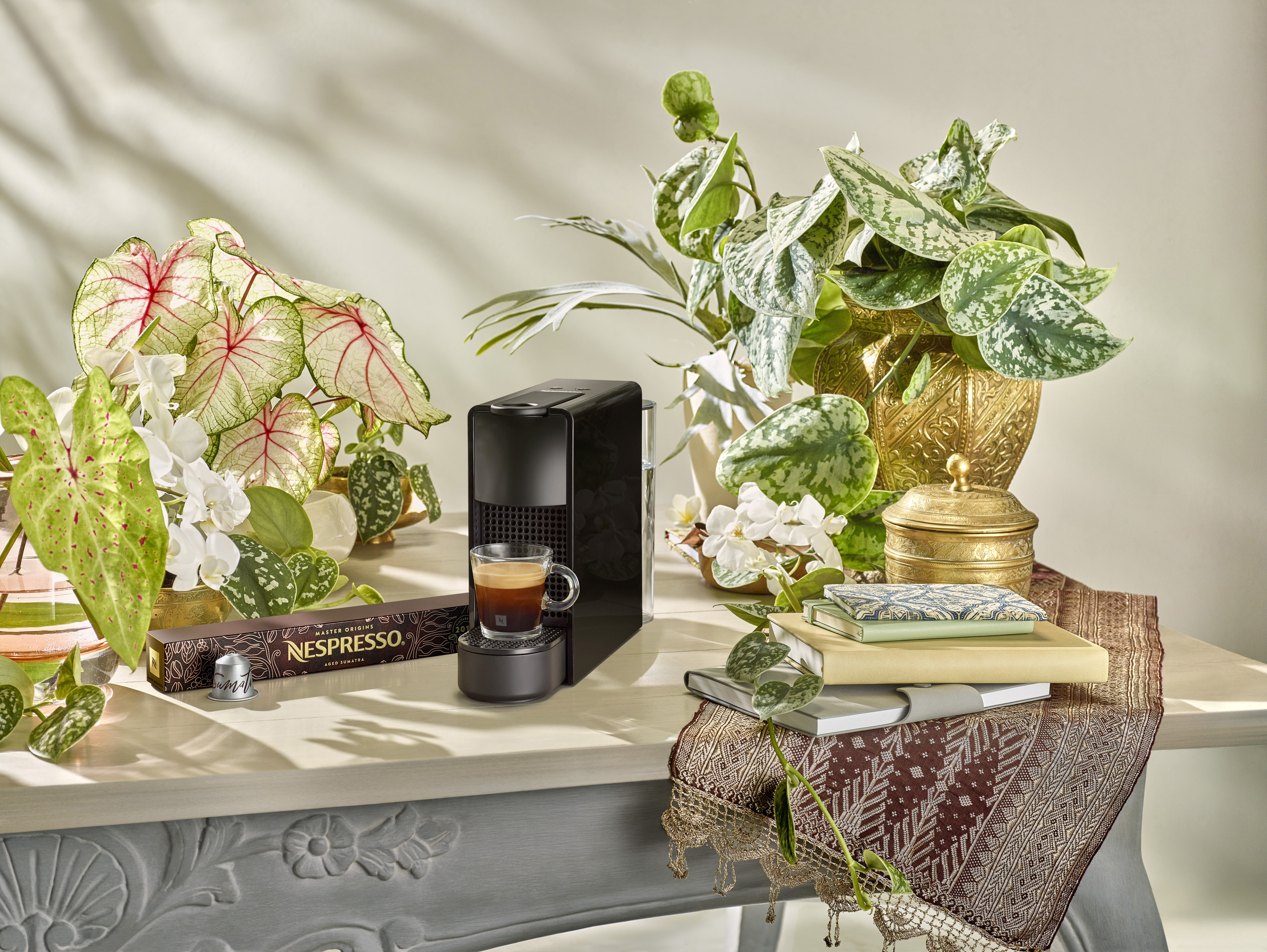 Kopi giling basah dengan semburan rasa pedas>