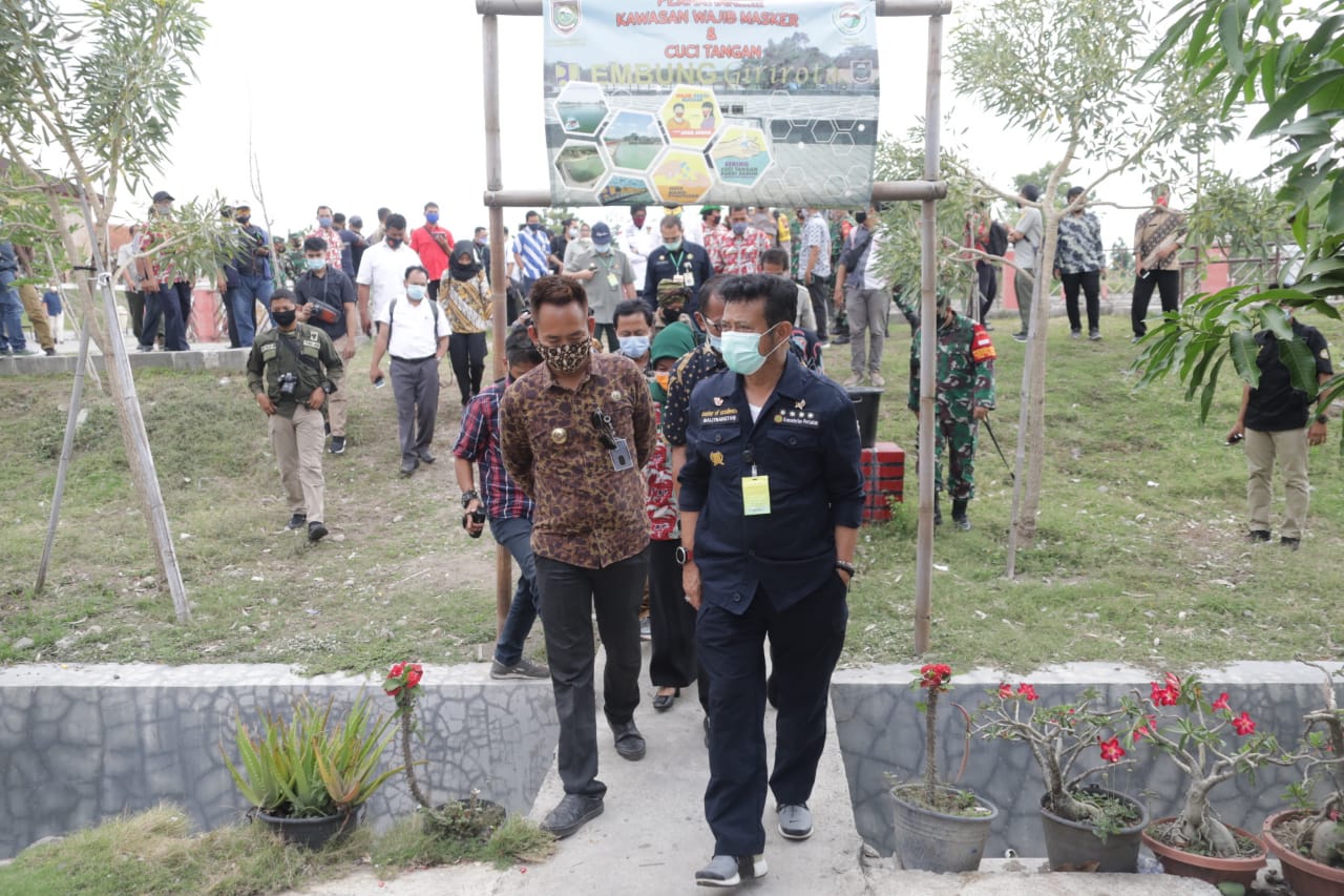 Mentan Syahrul Yasin Limpo mengunjungi Desa Giriroto, Kecamatan Ngemplak, Kabupaten Boyolali, Jawa Tengah. 