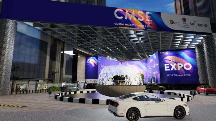 Acara tahunan Capital Market Summit & Expo (CMSE) yang kali ini diadakan secara virtual di tengah pandemi pada 19-24 Oktober 2020.