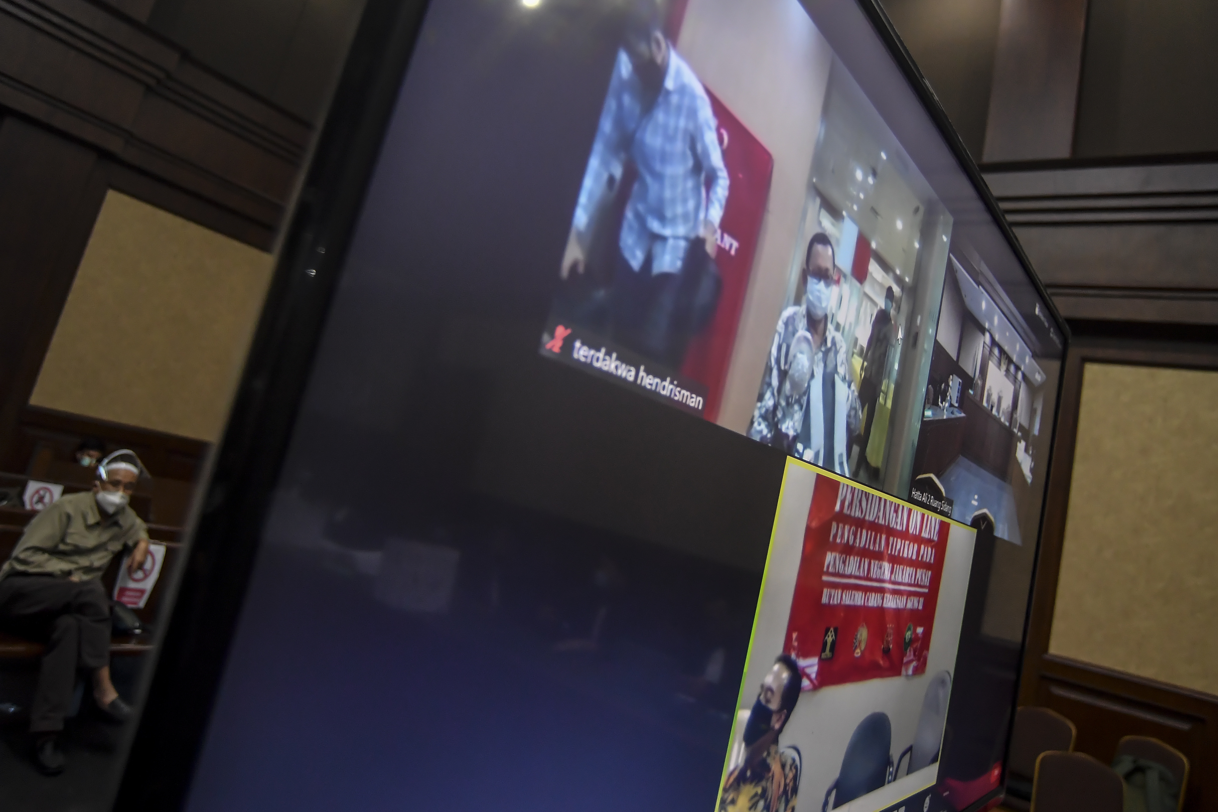 Suasana persidangan kasus Jiwasraya