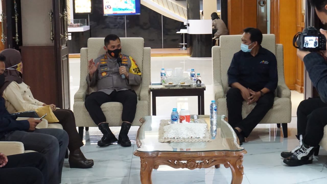 Kapolda Jatim Irjen Fadil Imran  menerima audensi pengurus AMSi Jatim.